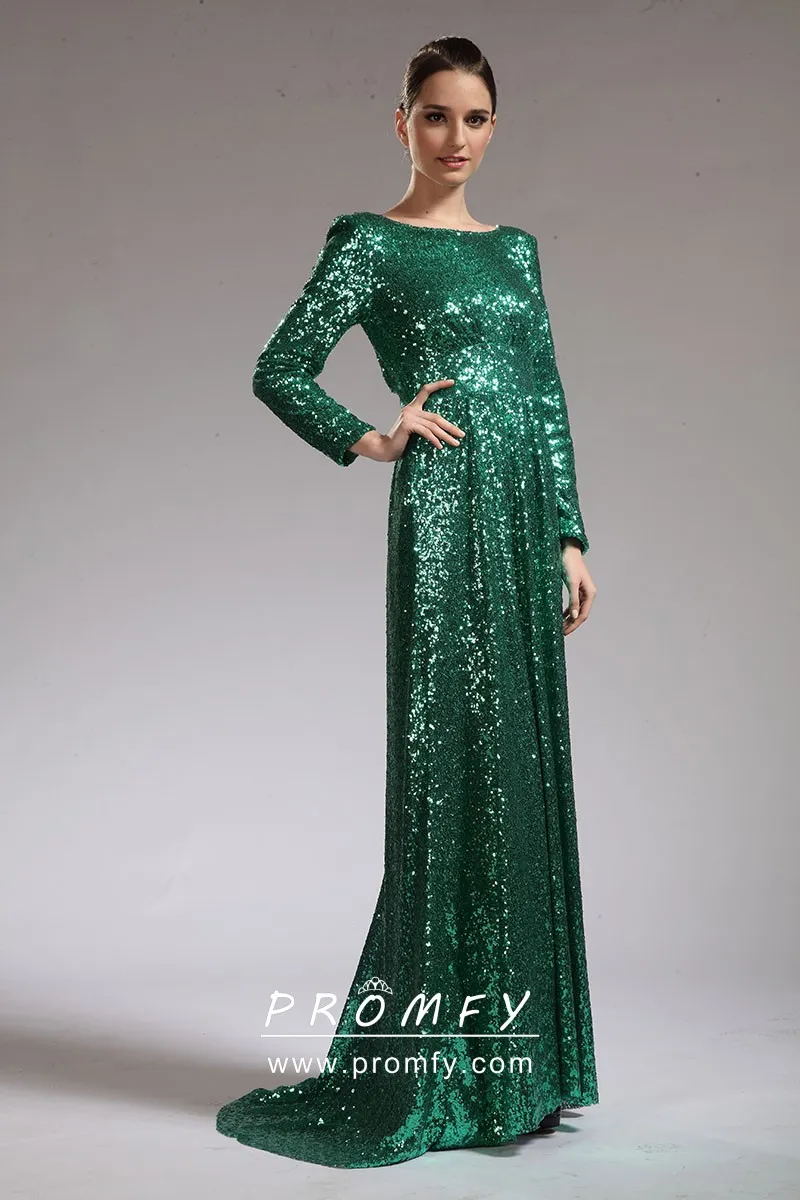 long green gown
