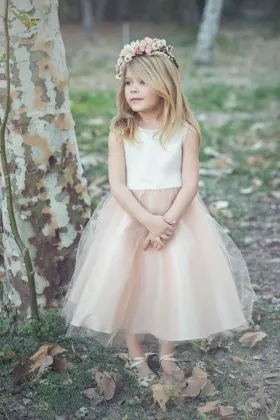 2 piece flower girl dress