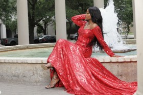 The dress fit perfectly